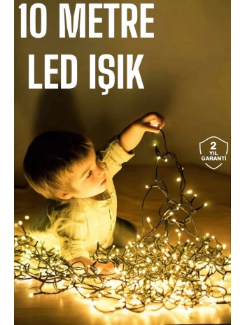 Gün Işığı 10 Metre Led Işık Şerit Led Süsleme Parti Malzemesi