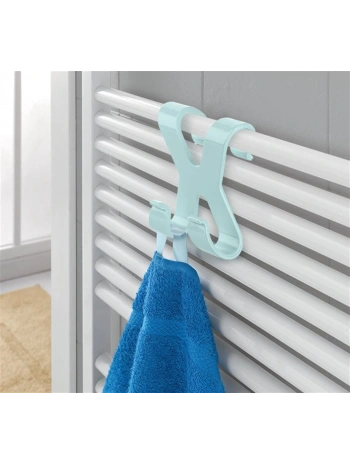 Hang it Pratik Kolay Taşımabilir Havlupan 2 Kancalı Banyo Askısı (5047)