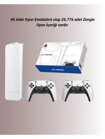 HDMI Çıkışlı Çift Kablosuz Kollu Retro Game Stick – M15