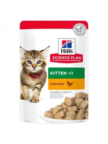 Hills Kitten Tavuklu Pouch Yavru Konserve Kedi Maması 85 Gr