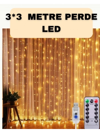 İç ve Dış Mekan Perde LED – Bahçe, Balkon ve Veranda İçin