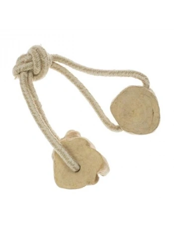 İmac Tek Düğümlü Kahve Ağacından İpli Köpek Oyuncağı 350 Gr 45 Cm