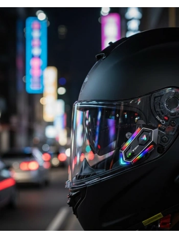 Kablosuz Bluetooth Motosiklet Kask İntercom IPX6 Su Geçirmez