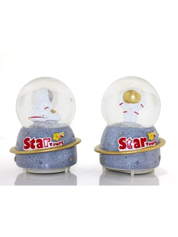 Kar Küresi Işıklı Müzikli Küre 13 Cm Alk286