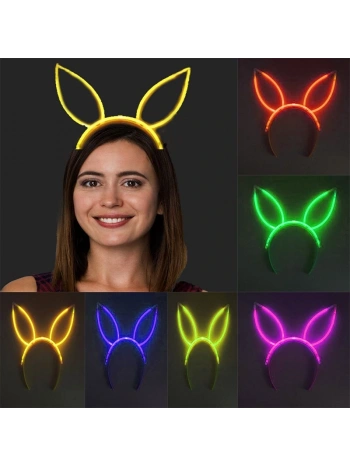 Karanlıkta Yanan Fosforlu Glow Taç 6 Renk 6 Adet (5047)