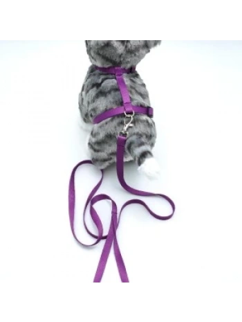 Kedi Düz Göğüs Tasması Ve Gezdirme Seti Ps9639