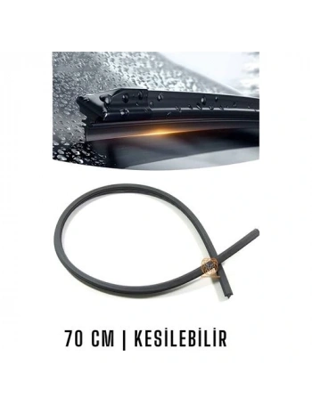 Kesilebilir 70 cm Silecek Lastiği 1 adet