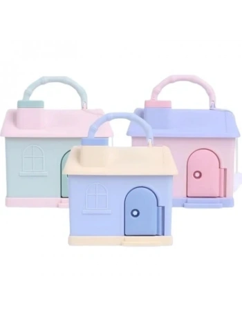 Kilitli Plastik Ev Kumbara Kız Çocuk Erkek Çocuk Oyuncak Eğitici Oyuncaklar(177)