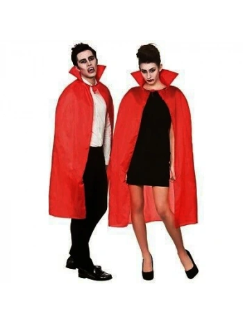 Kırmızı Renk Yakalı Pelerin 120 cm (5047)