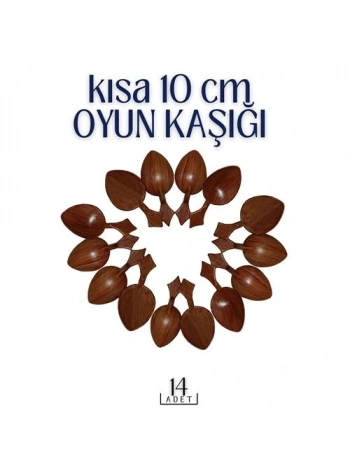 Kısa Oyun Kaşığı 14 ADET