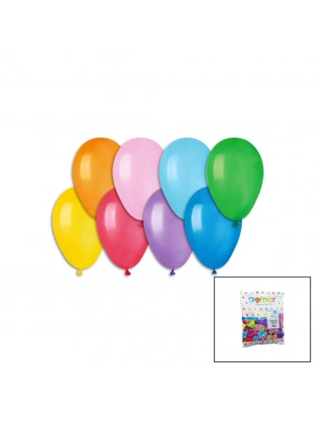 KLASİK RENKLİ BALON 7 İNÇ - 19CM - 100PCS (5047)