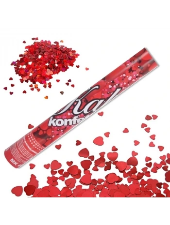 KONFETİ GÜLLÜ KALPLİ 30CM. (5047)