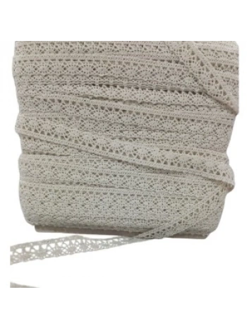 Kopanaki Dantel En 1 Cm Göz Model Krem 10 Metre