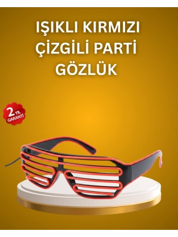 Kutlama ve Etkinliklere Özel LED Işıklı Gözlük