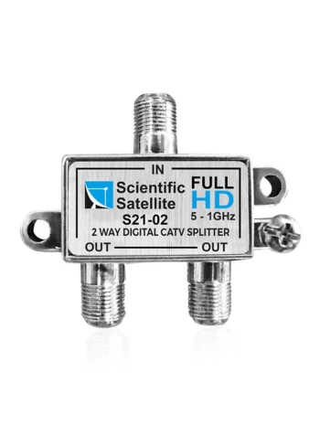 MAG S21-02 1/2 YOLLU KABLO TV SİNYAL AYIRICI SPLİTTER - 5-1000 MHZ FREKANS BÖLÜCÜ ÇOKLAYICI (5047)