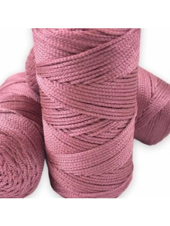 Makrome İpi 3mm Polyester Gül Kurusu