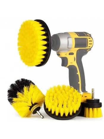 Matkap Ucuna Takılan 3&apos;lü Fırça Temizlik Seti (5047)