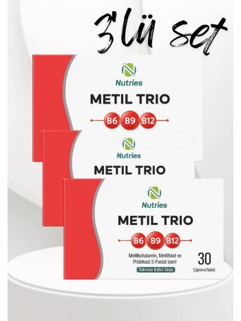 Metil B12 Çiğneme Tableti – 3’lü Ekonomik Set