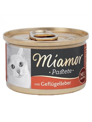 Miamor Pastete Ciğerli Tahılsız Konserve Kedi Maması 85 Gr