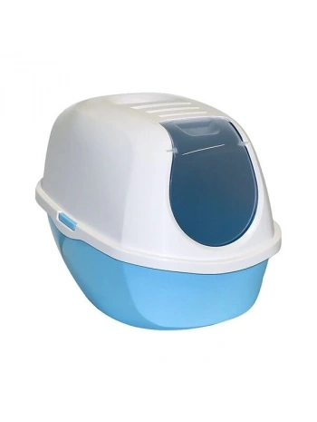 Moderna Smart Kapalı Kedi Tuvaleti Açık Mavi 40x54x41 Cm