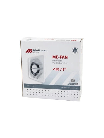 MUTLUSAN-001 211 000 150 00 00 ME-FAN 1506&quot;BANYO TUVALET HAVALANDIRMA ASPİRATÖRÜ 20W 2800RPM 160M3/H (5047)