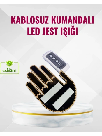 Naylon Bantlı Kolay Montajlı Araç Jest Işığı