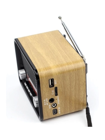 Nostalji Radyo Nns Ns-1537bt Şarjlı Fm Radyo Bluetooth Usb Aux Tf