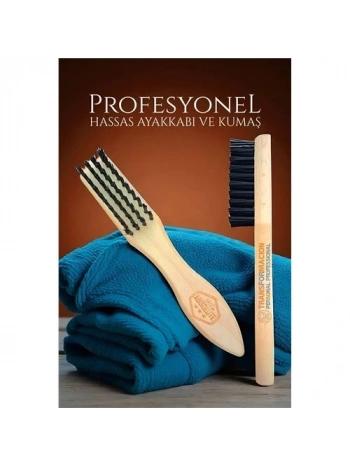 Nubuk Süet Paça Fırçası - Hassas Ayakkabılar İçin Profesyonel Fırça