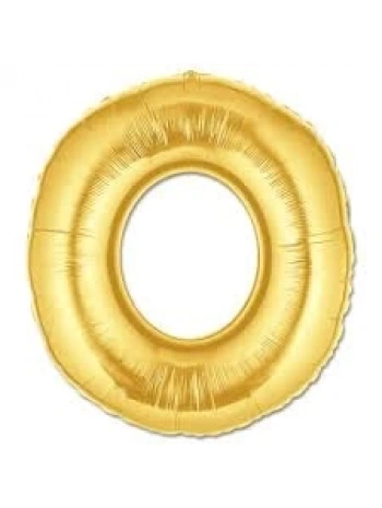 O Harf Folyo Balon Altın Renk  40 inç (5047)