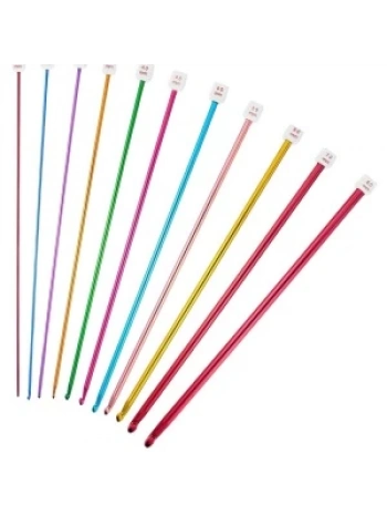 Örgü Tığ Metalize 25 Cm  2,5 Numara