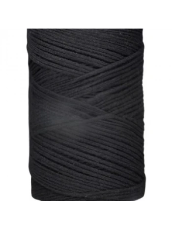 Pamuk Makrome 2 Mm Siyah
