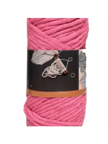 Pamuk Makrome 4 Mm İp Şeker Pembe