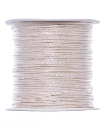 Paraşüt İpi, Bileklik-kolye Örgü İpi 1 Mm 50 Metre Ekru
