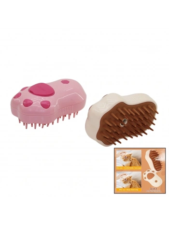 PATİ ŞEKİL- USB ŞARJLIBUHARLI=SU HAZNELİKEDİ- KÖPEK- EVCİL HAYVAN YIKAMAFIRÇASI (5047)