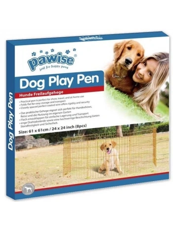 Pawise Metal Köpek Oyun Bahçesi Çiti 8 Parça 60x60 Cm
