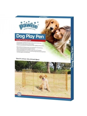 Pawise Metal Köpek Oyun Bahçesi Çiti 8 Parça 91x60 Cm