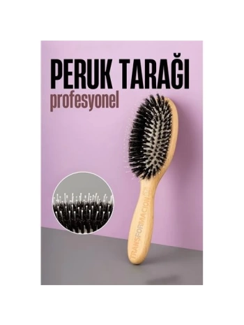 Peruk Tarağı - Peruk Bakım Tarağı Ahşap