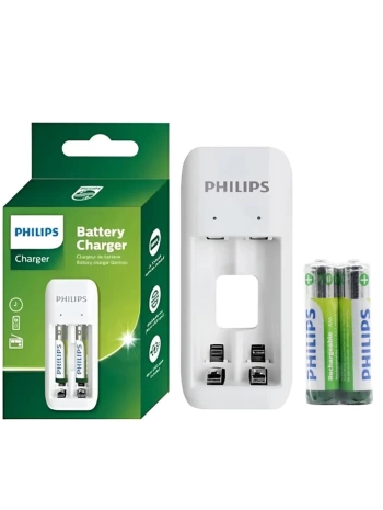 PHILIPS SCB2070NB/00 2Lİ 2 ADET X AAA 700MAH PİLLİ - PİL ŞARJ CİHAZI (5047)