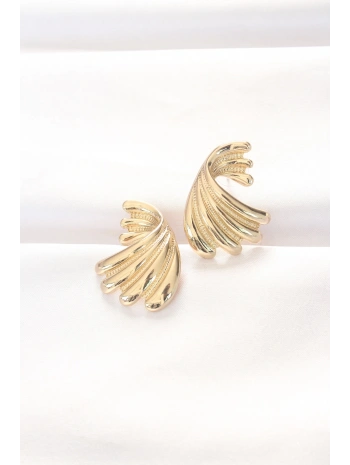 Pirinç Gold Renk Küpe