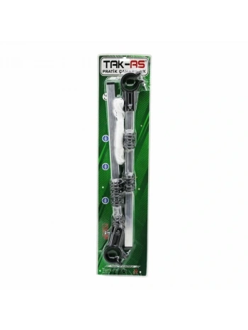 PLASTİK KULPLU KÜPEŞTE MAKARALI KATLANIR ÇAMAŞIR ASKISI (5047)