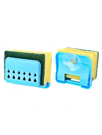 Pratik Mutfak Lavabo Vantuzlu Bulaşık Süngeri Askısı Aparatı (5047)