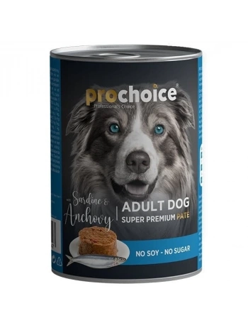Pro Choice Adult Sardunya ve Hamsili Yetişkin Köpek Konservesi 400 Gr