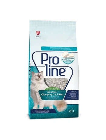 Proline Marsilya Sabun Kokulu Topaklanan Bentonit Kedi Kumu 20 Lt