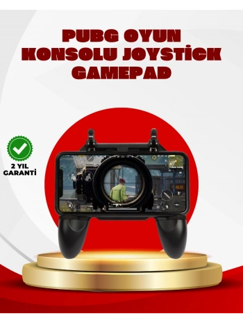 PUBG Mobile Uyumlu Joystick ve Parmak Tetikli Oyun Gamepadi