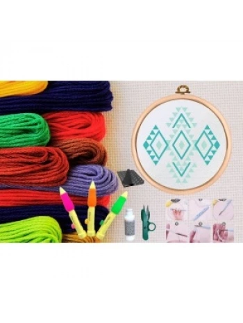 Punch Seti Nakış Seti Kasnaklı Kendin Yap Seti Seri 105