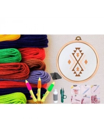 Punch Seti Nakış Seti Kasnaklı Kendin Yap Seti Seri 107