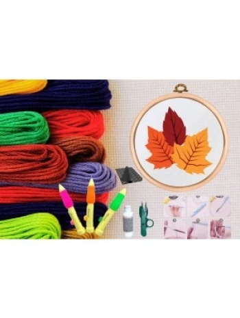 Punch Seti Nakış Seti Kasnaklı Kendin Yap Seti Seri 11