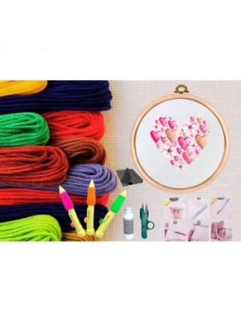 Punch Seti Nakış Seti Kasnaklı Kendin Yap Seti Seri 111