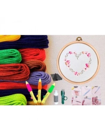 Punch Seti Nakış Seti Kasnaklı Kendin Yap Seti Seri 112