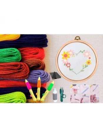 Punch Seti Nakış Seti Kasnaklı Kendin Yap Seti Seri 114